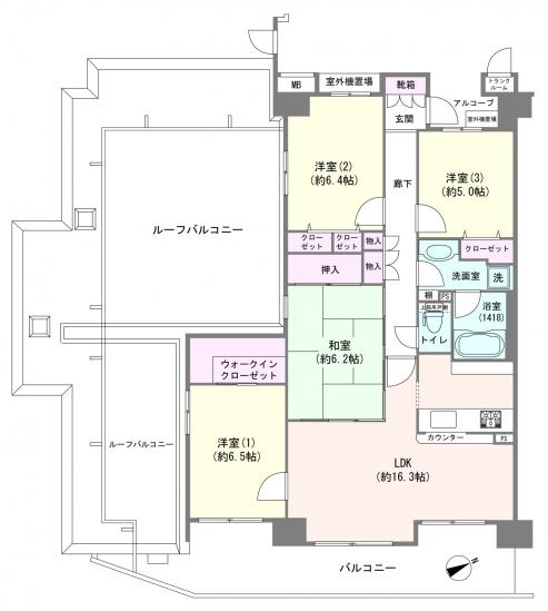 ジェイパーク王子神谷-1-間取図(平面図)