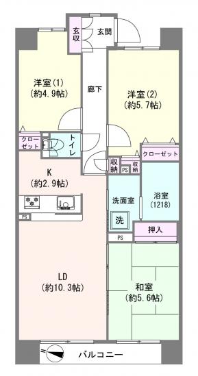 モア・クレスト赤羽公園-1-間取図(平面図)