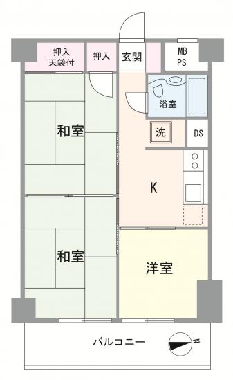 武蔵野プラザ西川口-1-間取図(平面図)
