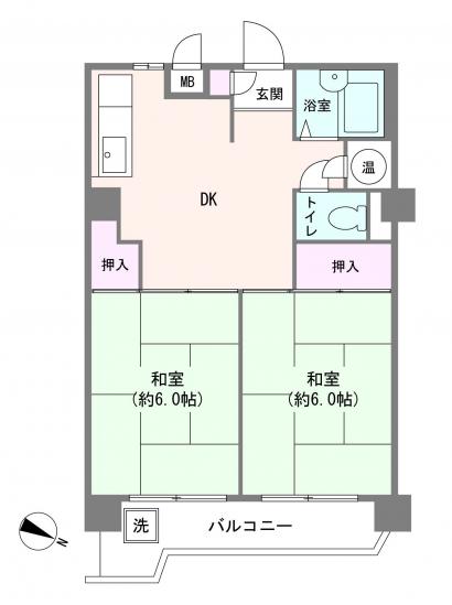 芙蓉ハイツ-1-間取図(平面図)