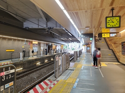 池上駅舎 １番ホーム