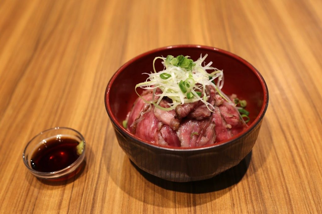 注文した「和牛サーロイン丼」