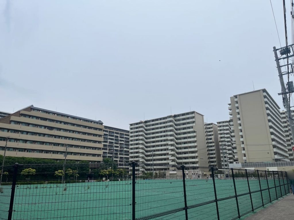 豊洲四丁目のマンション群