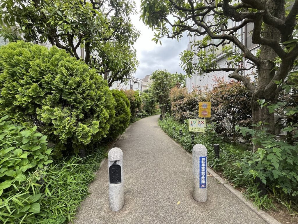 烏山(からすやま)川緑道