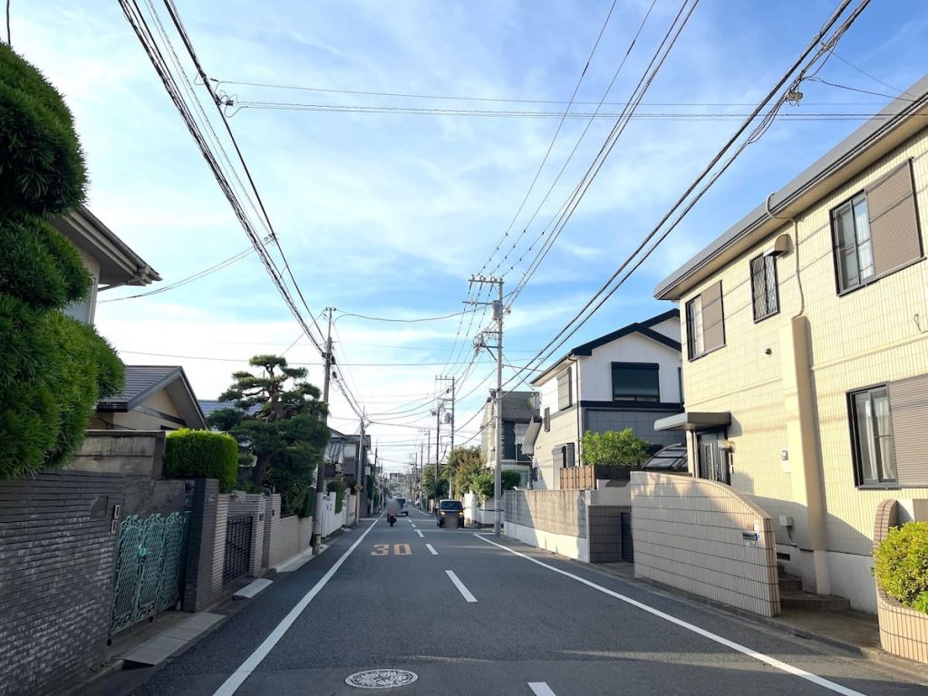 東大泉3丁目の住宅街