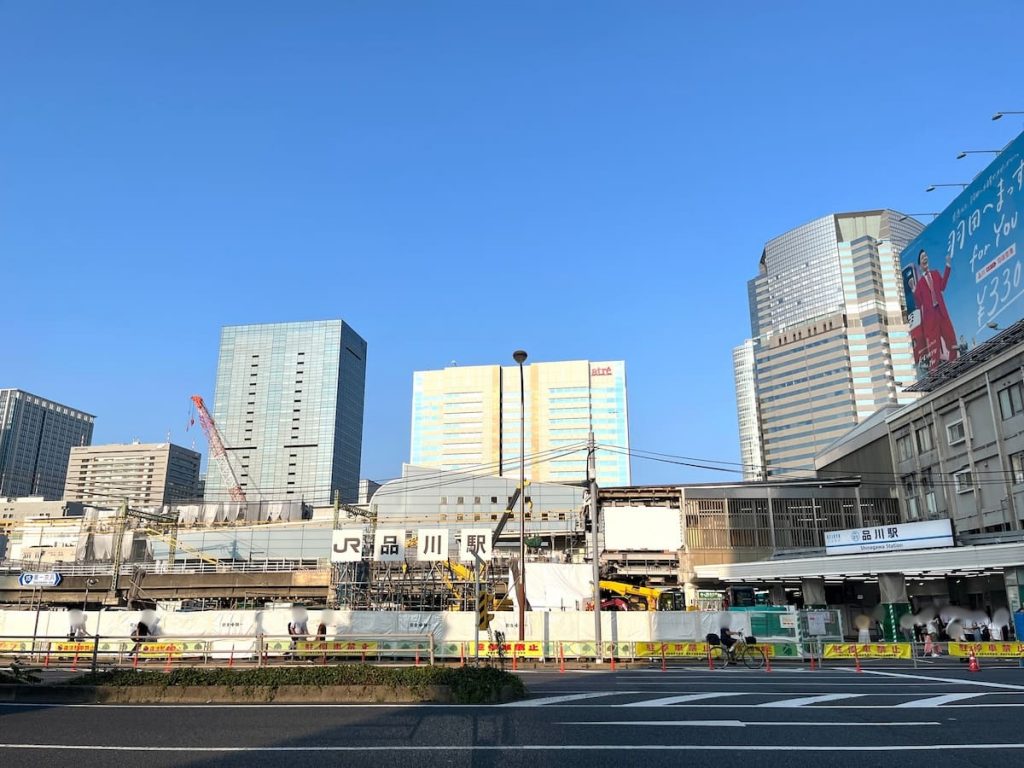 品川駅 西口側の街並み