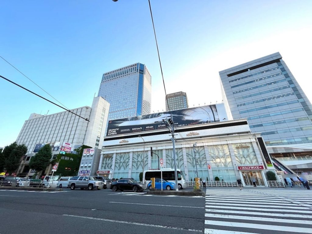 品川駅 西口側の街並み
