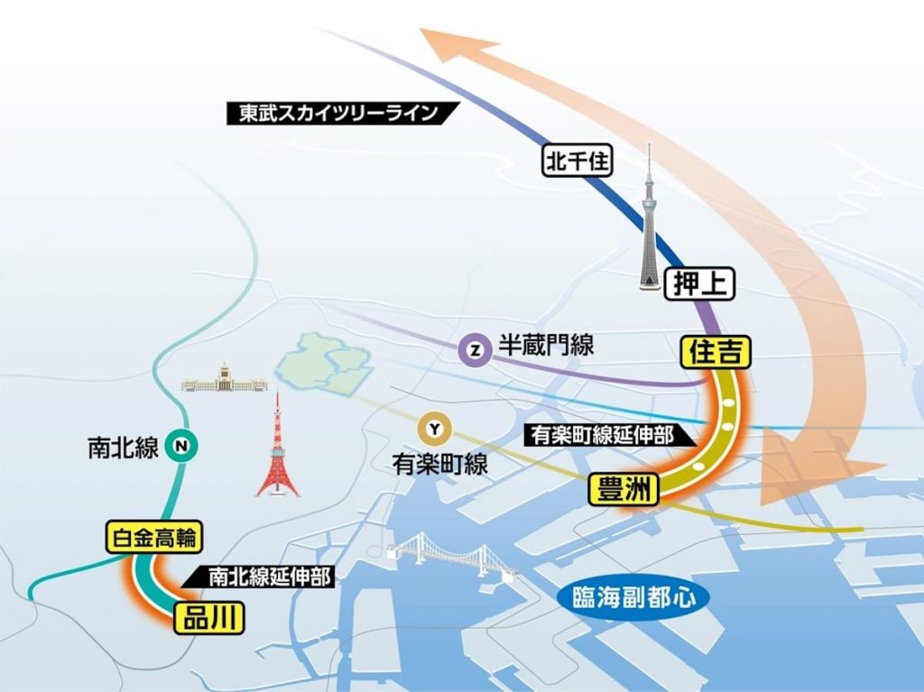 有楽町線の延伸計画(提供:東京メトロ)