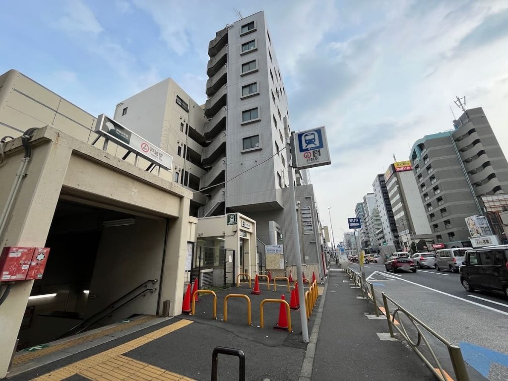 都営浅草線の「戸越駅」出口