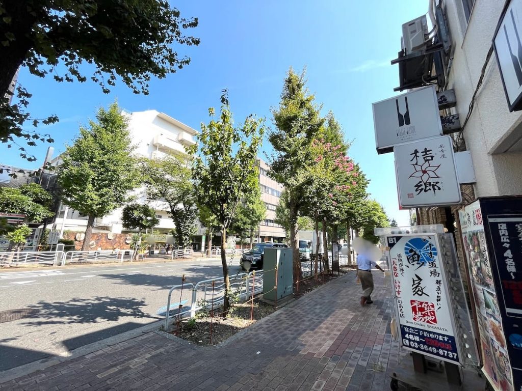東陽町駅 南側の街並み