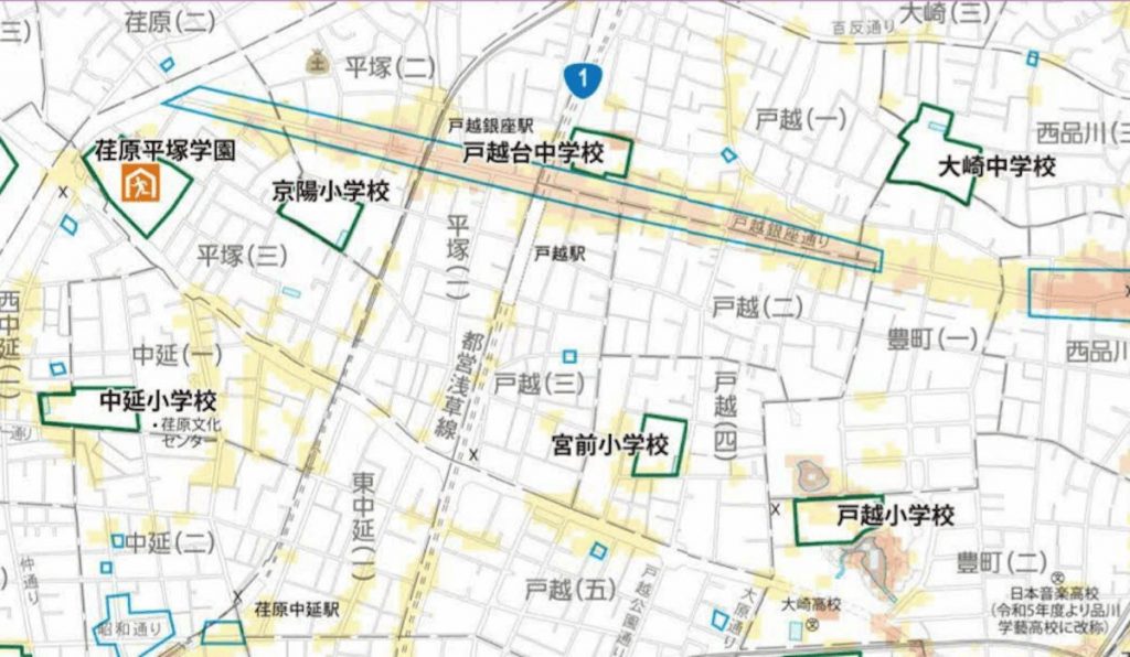 戸越銀座駅エリアの災害時の備えは?