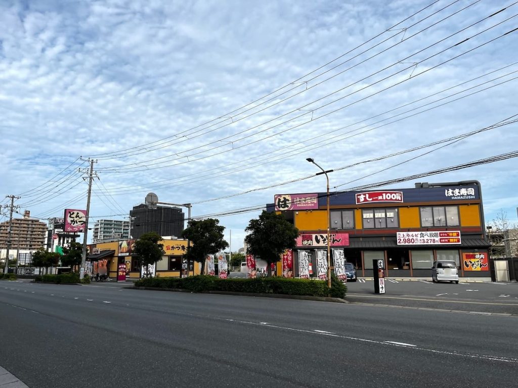 「ららぽーとTOKYO-BAY」「船橋競馬場」間の道路