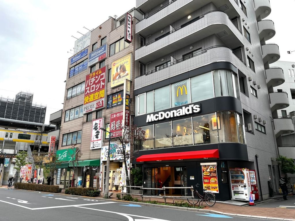 飲食店はチェーン店から個人店まで豊富