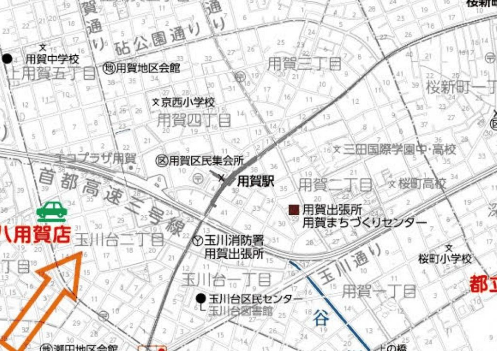 用賀駅エリアの災害時の備えは？
