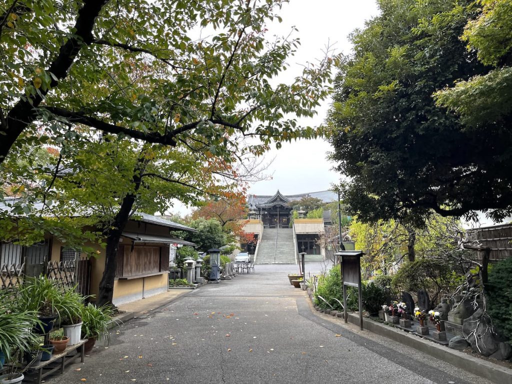 落ち着いた雰囲気の境内
