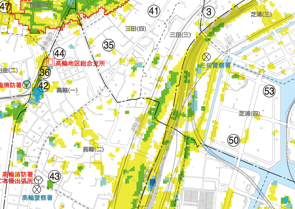 泉岳寺駅エリアの災害時の備えは?