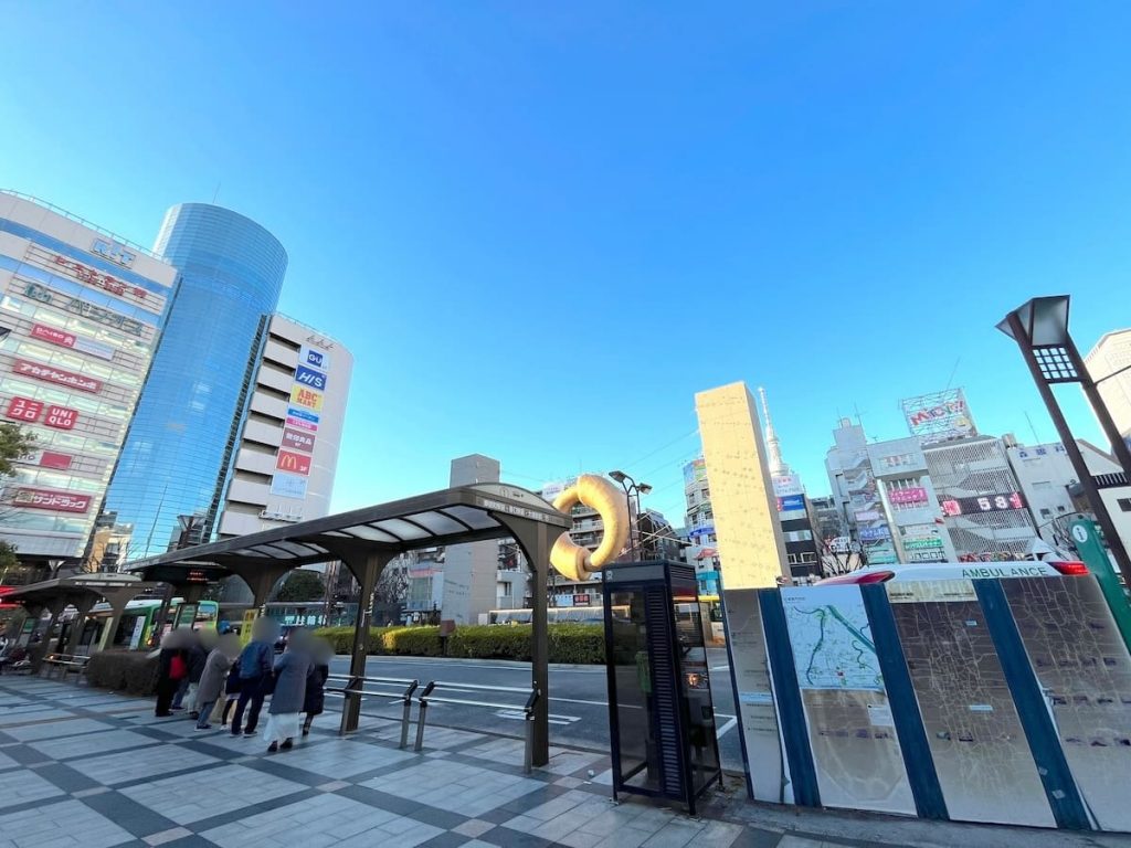 錦糸町駅 北口側の街並み