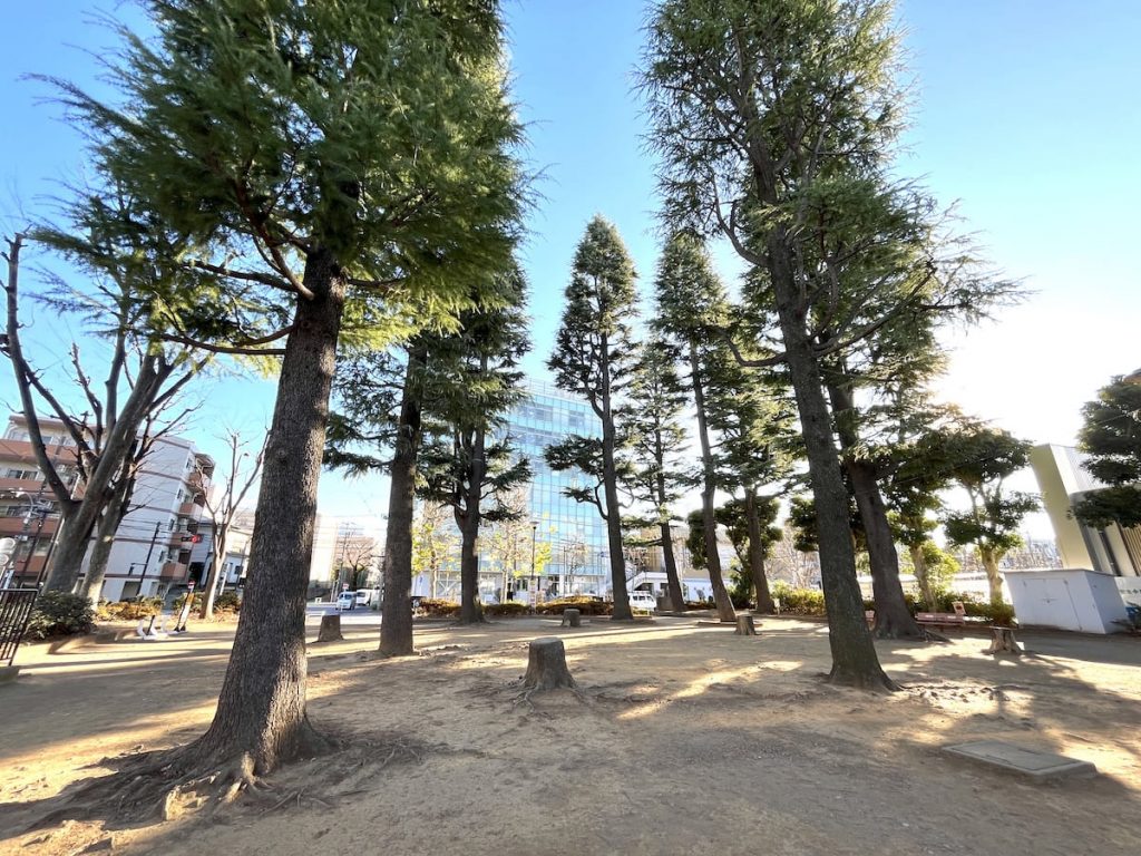 板橋大山公園 緑豊かな園内