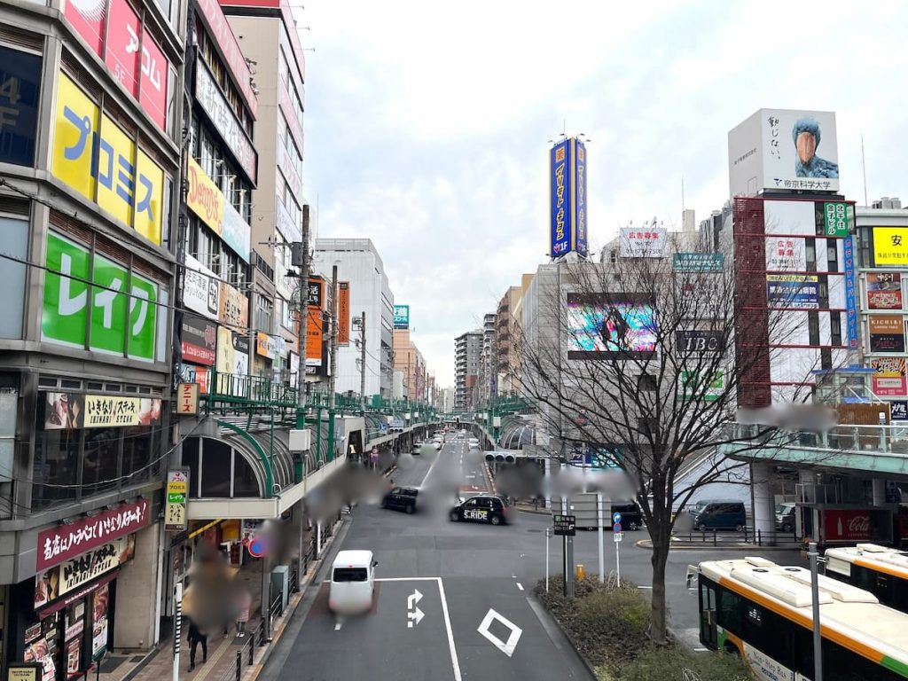 北千住駅前通り