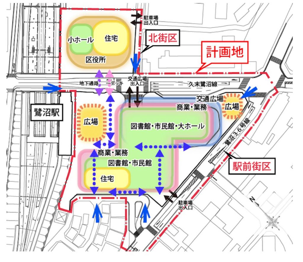 鷺沼駅前地区第一種市街地再開発事業k区域