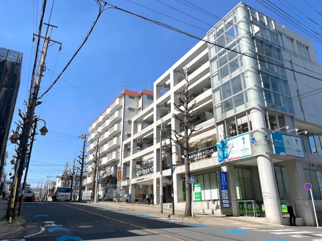 北側の街並み