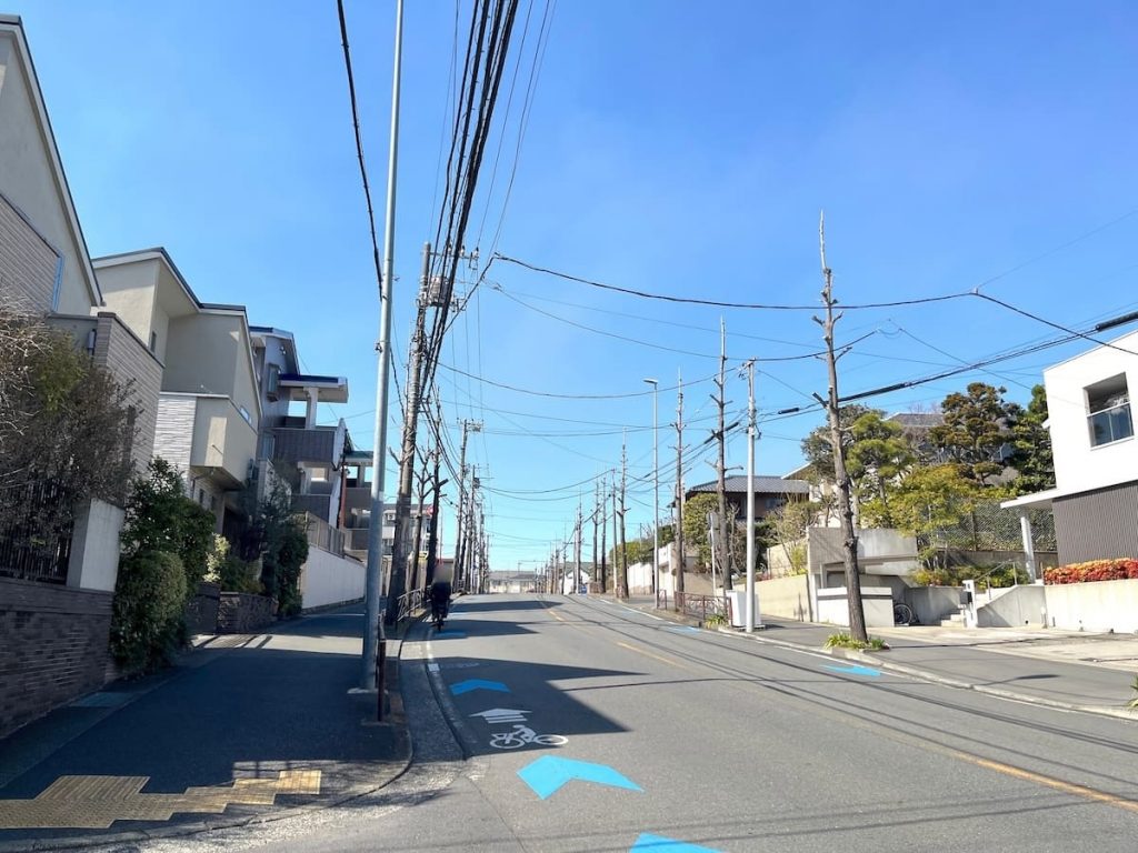 北側の街並み