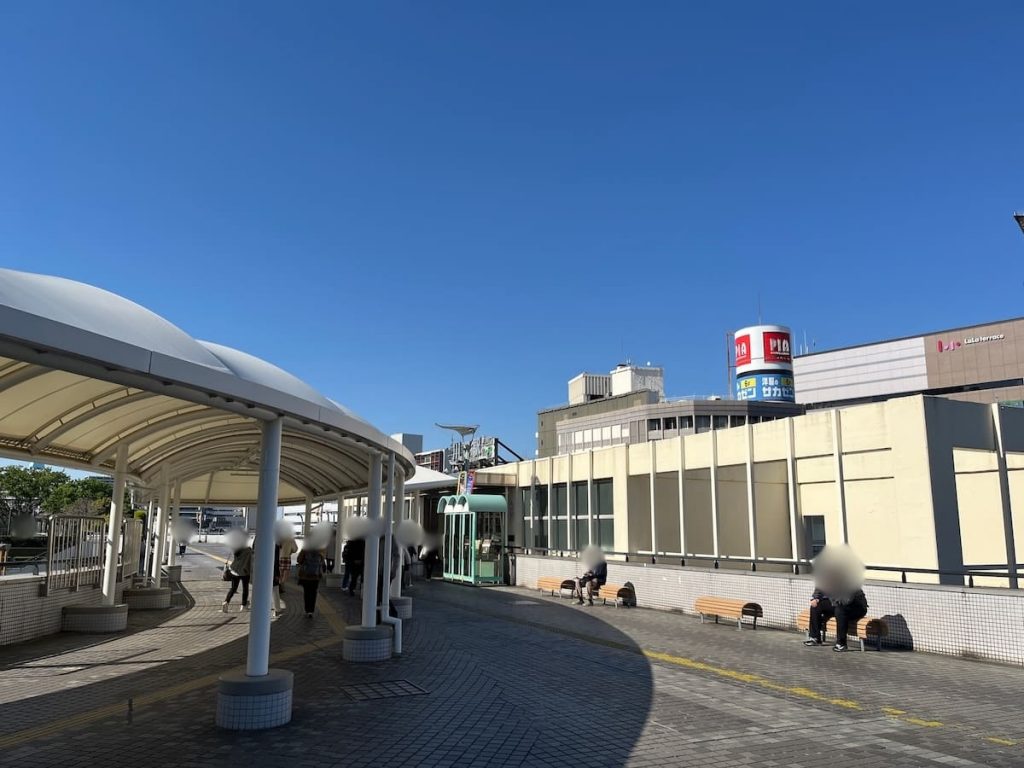 川口駅 西口 ペデストリアンデッキ